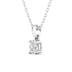 1 Carat Round Cut Solitaire Diamond Pendant