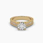 1 Carat Round Cut Solitaire Diamond Ring
