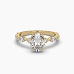 1 Carat Solitaire Diamond Oval Ring