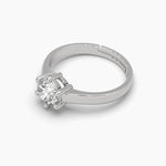 1 Carat Solitaire Round Cut Diamond Ring
