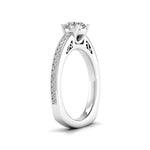 1 Carat Solitaire Round Diamond Vintage Solitaire Ring