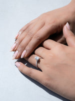 1 Carat Solitaire Diamond Emerald Elegance Ring