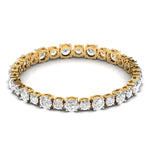 Solitaire Diamonds Chain Bracelet