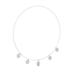 1 Carat Each Solitaire Diamonds Necklace