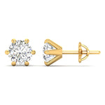 1 Carat Each Opulent Diamond Studs