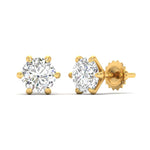 1 Carat Each Opulent Diamond Studs
