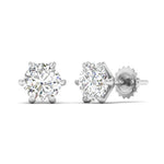 1 Carat Each Opulent Diamond Studs