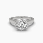 2.05 Carat Solitaire Round Diamond Starlit Ring