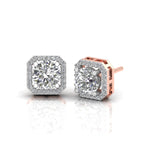 1 Carat Solitaire Timeless Diamond Earrings