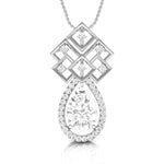 2 Carat Pear Shape Solitaire Diamond Cascade Pendant