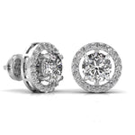 2.5 Carat Centre Round Solitaire Diamond Earring