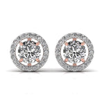 2.5 Carat Centre Round Solitaire Diamond Earring