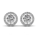 2.5 Carat Centre Round Solitaire Diamond Earring
