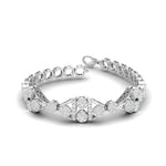 Symmetry Diamond Chain Bracelet