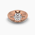 2.5 Carat Solitaire Diamond Round Radiance Ring