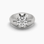 2.5 Carat Solitaire Diamond Round Radiance Ring