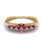 Intricate Design Gold Bangle