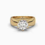 2 Carat Solitaire Round Diamond Elegance Ring