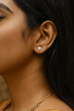 2 Carat Each Rosette Diamond Studs