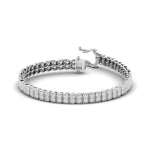 10 Pointer Emerald Tennis Bracelet