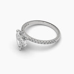 2 Carat Pear Elegance Diamond Ring
