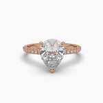 2 Carat Pear Elegance Diamond Ring