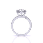 2 Carat Round Cut Diamond Centre Solitaire Ring