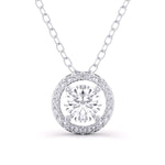 2 Carat Solitaire Pendant