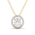 2 Carat Solitaire Pendant