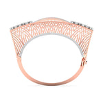 Pear Diamond Gold Cuff