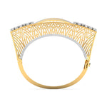 Pear Diamond Gold Cuff