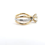 3 Carat Diamond Criss-Cross Ring