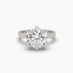 3 Carat Brilliant Solitaire Round Diamond Ring