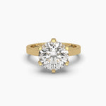 3 Carat Brilliant Solitaire Round Diamond Ring