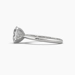 3 Carat Cushion Fancy Shape Solitaire Diamond Ring