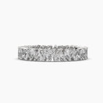 Modern Heart Shape Diamond Band