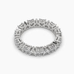 Modern Heart Shape Diamond Band