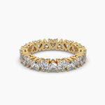 Modern Heart Shape Diamond Band