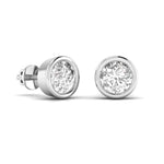 3 Carat Each Round Diamond Earrings