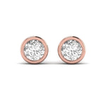 3 Carat Each Round Diamond Earrings