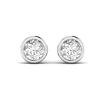 3 Carat Each Round Diamond Earrings