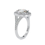 3 Carat Oval Lab Grown Diamond Engagement Ring