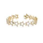 Diamond Star-Link Chain Bracelet