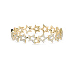 Diamond Star-Link Chain Bracelet