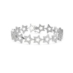 Diamond Star-Link Chain Bracelet