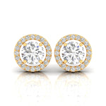 3 Carat Solitaire Classy Spiral Diamond Studs