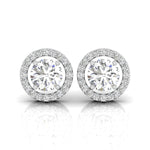 3 Carat Solitaire Classy Spiral Diamond Studs