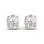 2.5 Carat Each Solitaire Diamond Studs