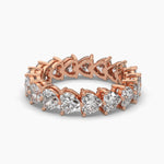 Heart Diamond Eternity Ring