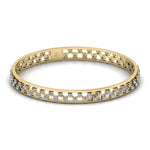 Classic Design Diamond Pair Bangle